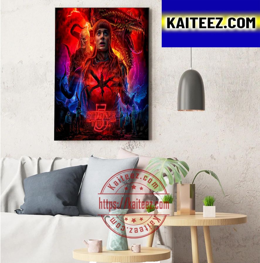 Stranger Things 5 Final Season ArtDecor Poster Canvas