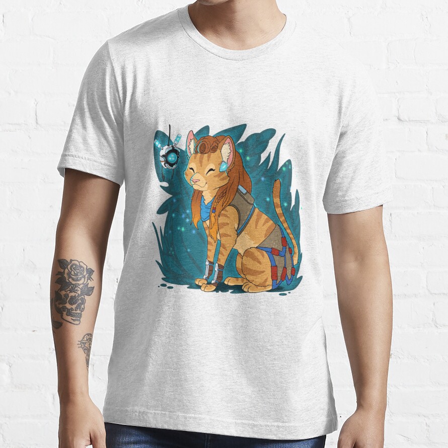 stray game cat dark Essential T-Shirt