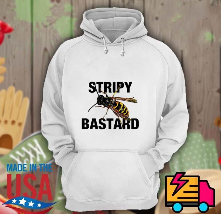 Stripy Bastard Bee Shirt