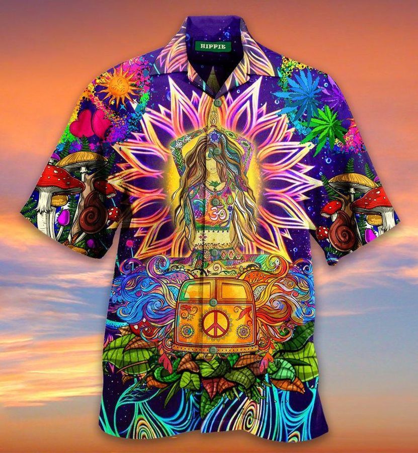 Style Yoga Hippie On Trip Hawaiian Shirt Pre12289, Hawaiian shirt, beach shorts, One-Piece Swimsuit, Polo shirt, Personalized shirt, funny shirts