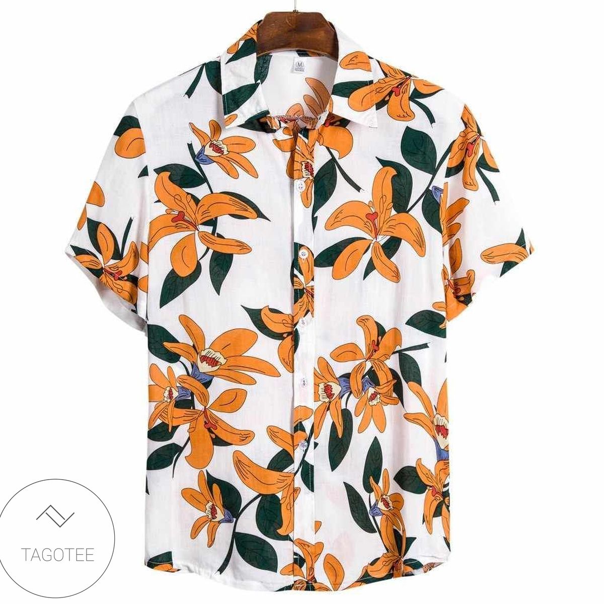 Summer Beach Hawaiian Flowers Shirt