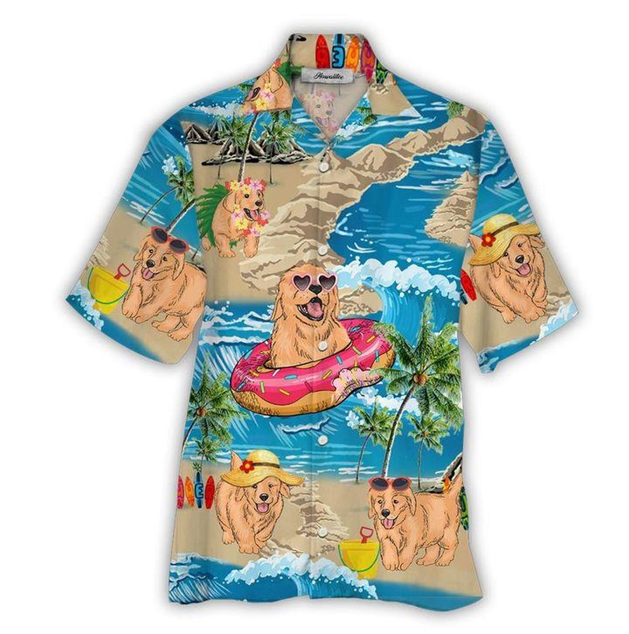 Summer Dog Hawaiian Shirt Pre10304, Hawaiian shirt, beach shorts, One-Piece Swimsuit, Polo shirt, Personalized shirt, funny shirts, gift shirts