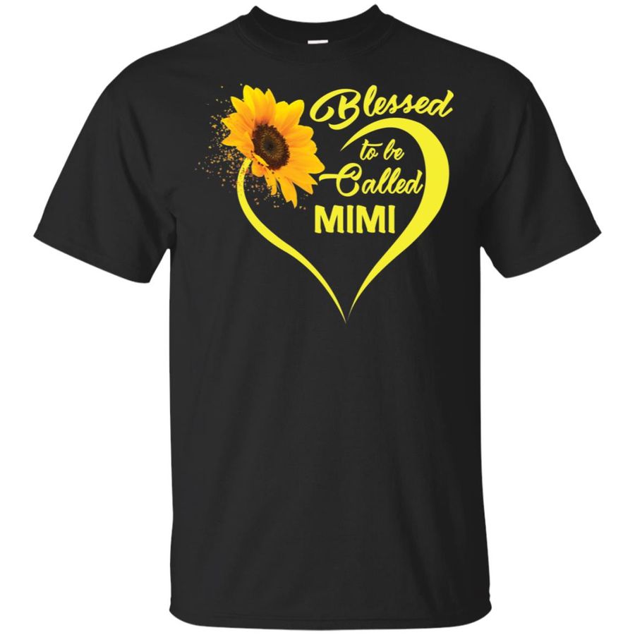 Sunflower Blessed To Be Called Mimi Shirt, Hoodie
