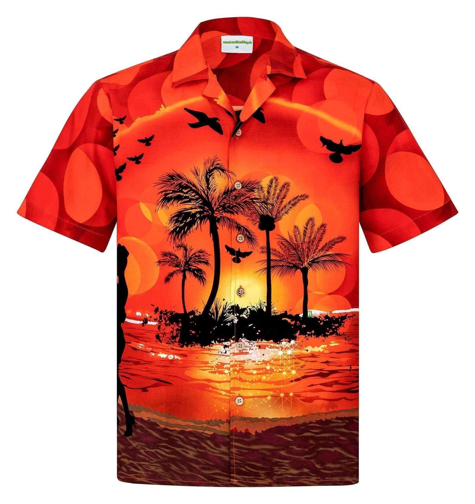 Sunset Summer Vibe Tropical Hawaiian Aloha Shirts #DH