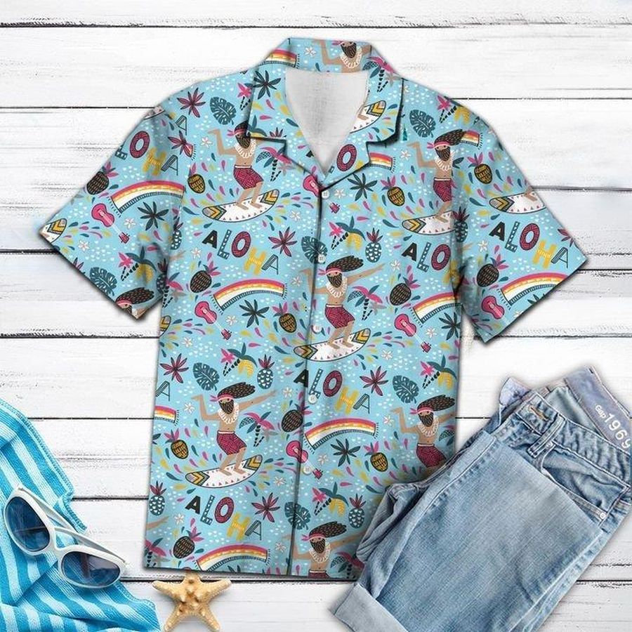 Surfing Aloha Hawaiian Shirt Pre12245, Hawaiian shirt, beach shorts, One-Piece Swimsuit, Polo shirt, Personalized shirt, funny shirts, gift shirts