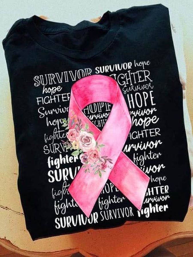 Survivor Fighter Hope, Awareness Shirt, Breast Cancer Awareness