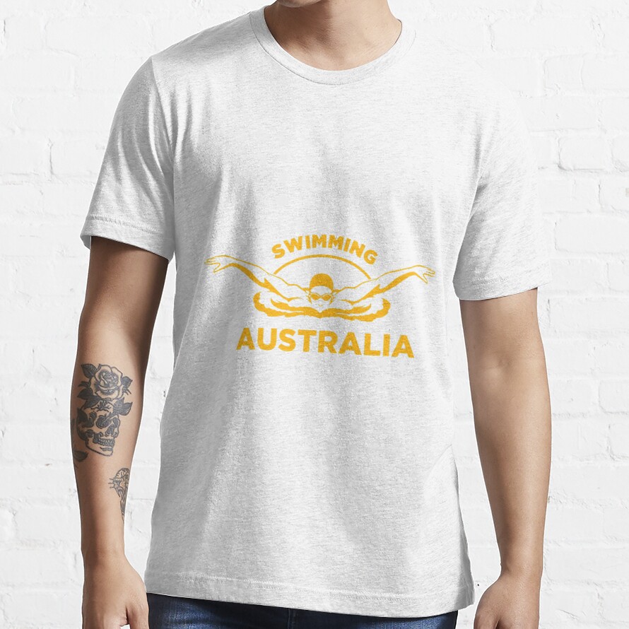 Swimming Australia Support the Team Shirt Pool Essential T-Shirt