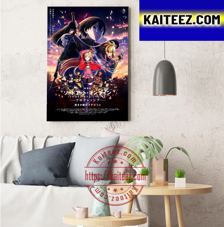 Sword Art Online The Movie Progressive Scherzo Of Deep Night Decor Poster Canvas