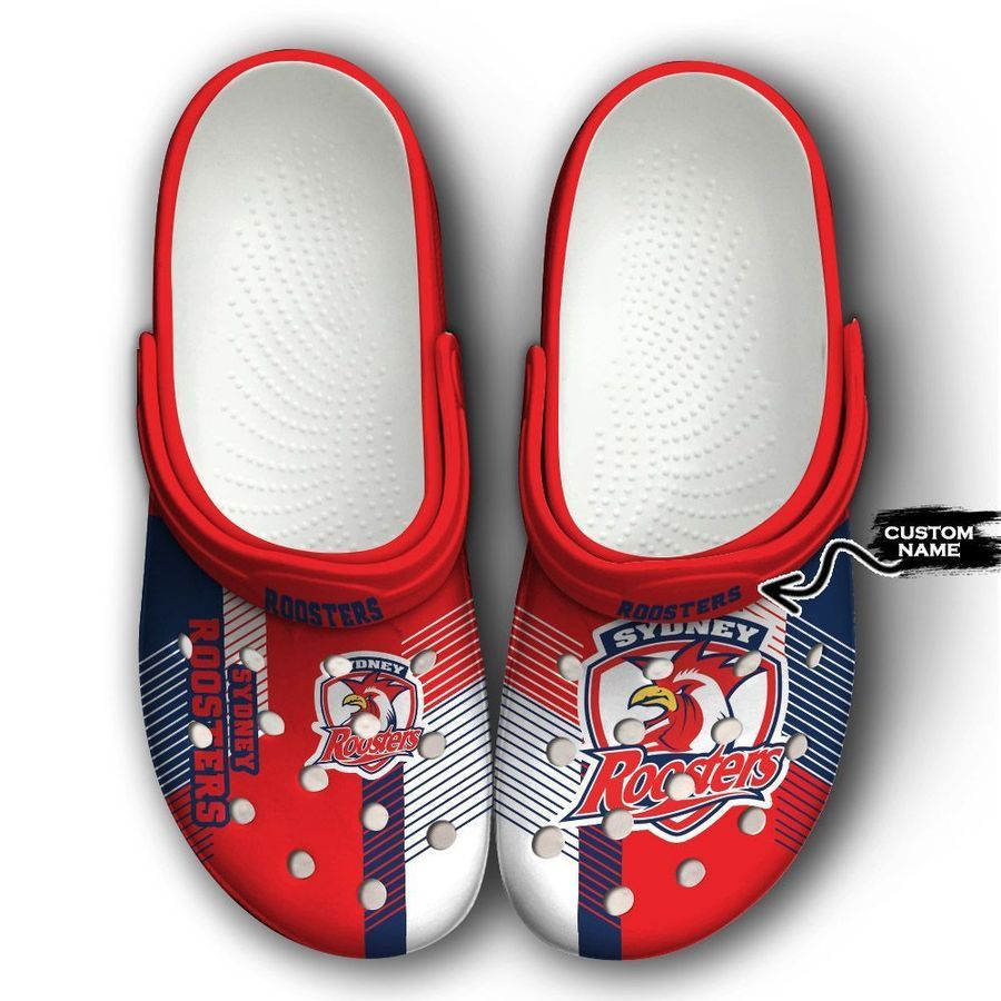 Sydney Roosters Custom Personalized Crocs Classic Clogs Shoes Design Outlet For Adult Men Women