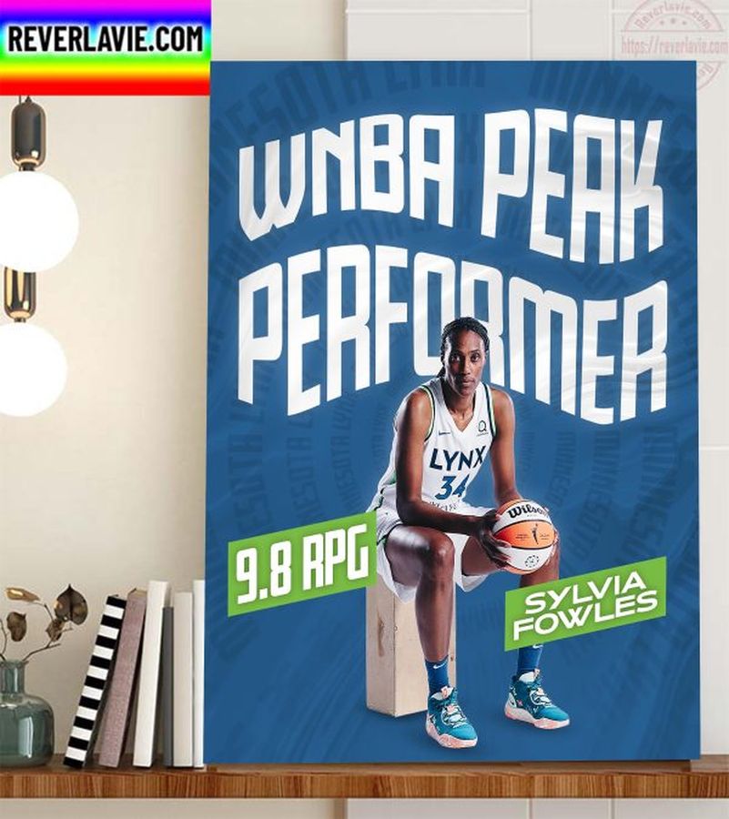 Sylvia Fowles WNBA Peak Performer Home Decor Poster Canvas