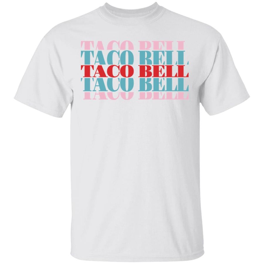 Taco Bell Merch Taco Bell Typography Shirt