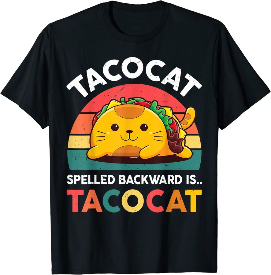 Taco Cat-Shirt Kids Youth Boy Spelled Backward Tacocat Funny