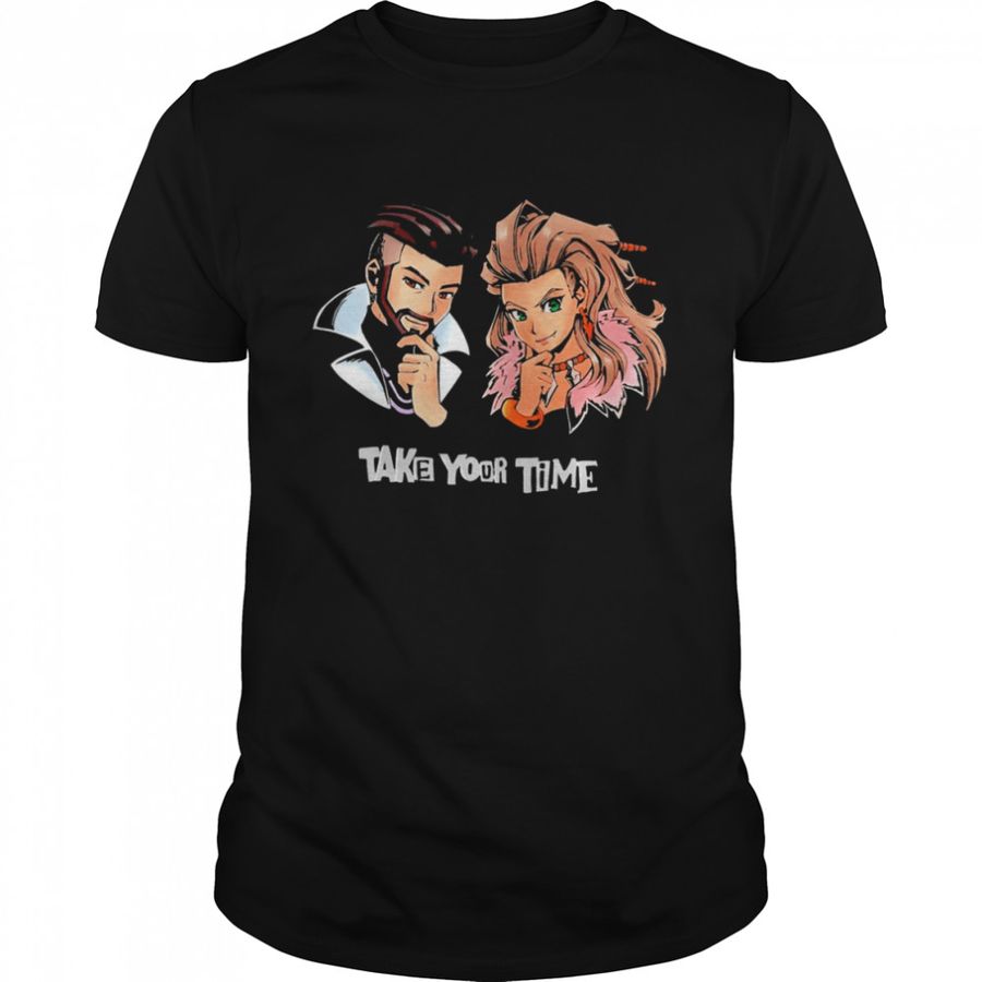 Take Your Time characters T-shirt