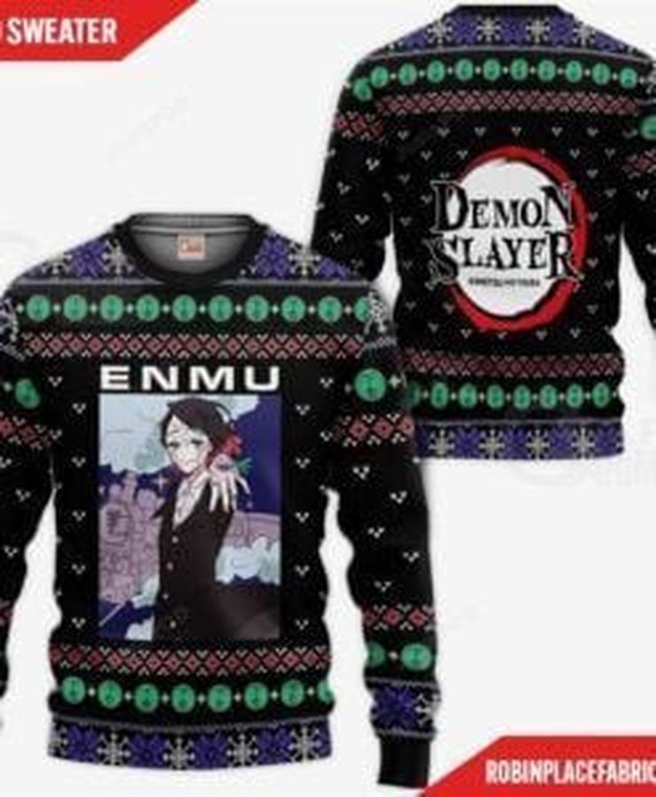 Tamio Enmu Demon Slayer Ugly Christmas Sweater All Over Print