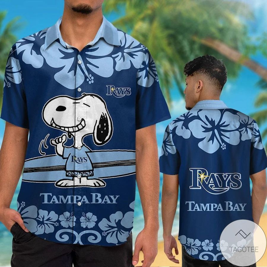 Tampa Bay Rays Snoopy Hawaiian Shirt