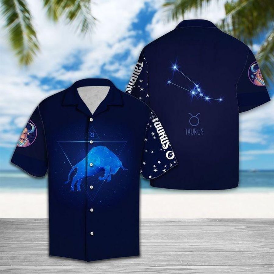 Taurus Horoscope Hawaiian Shirt Pre12248, Hawaiian shirt, beach shorts, One-Piece Swimsuit, Polo shirt, Personalized shirt, funny shirts, gift shirts