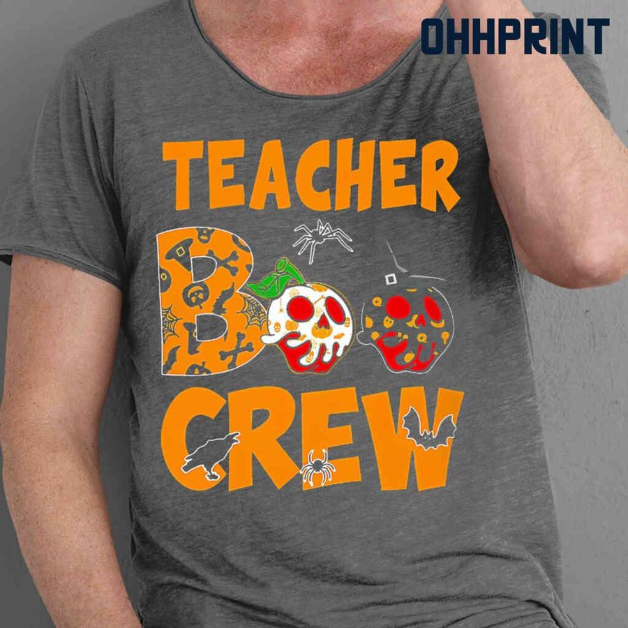 Teacher Boo Crew Tshirts Black
