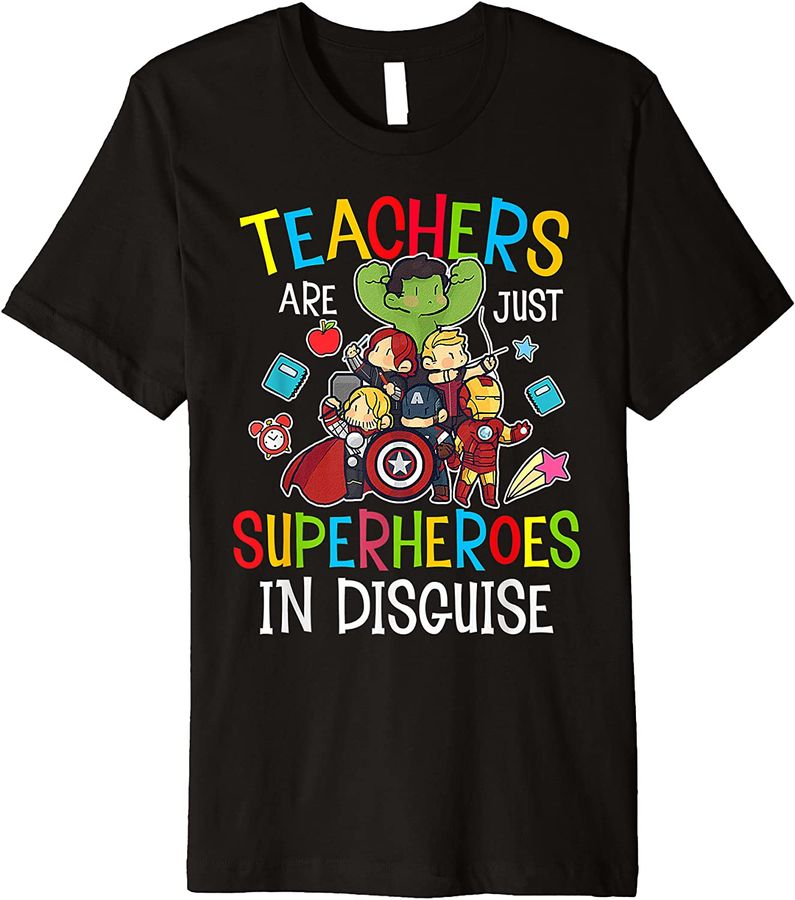 Teachers Are Superheroes Funny Back to School Teacher Gifts Premium