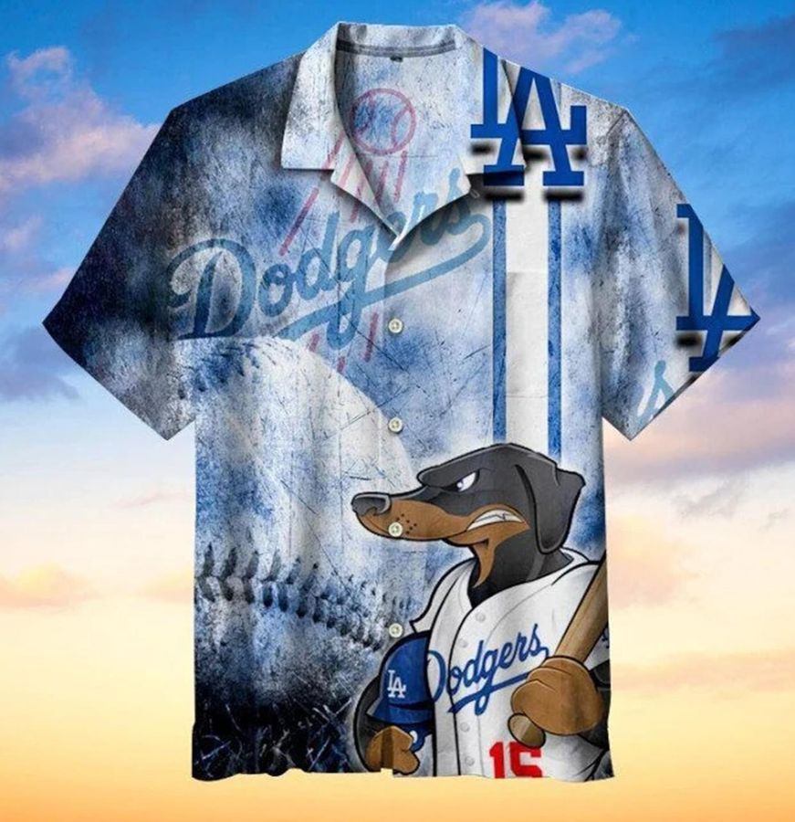 Team Baseball Los Angeles Dodgers Hawaiian Shirt
