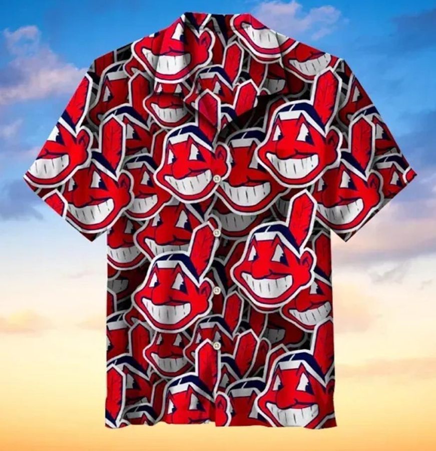 Team Cleveland Indians Sport Hawaiian Shirt