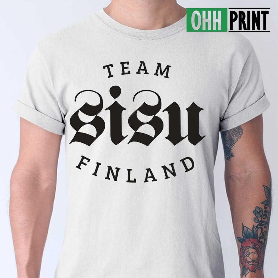 Team Sisu Finland Tshirts White
