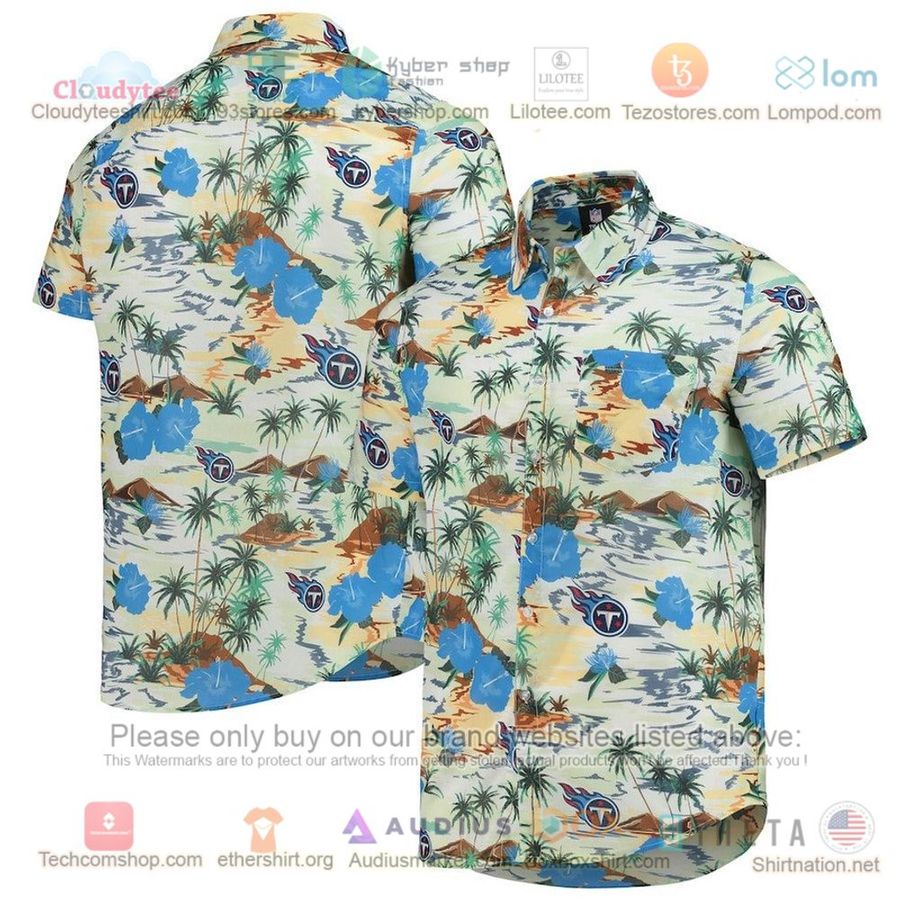 Tennessee Titans Cream Floral Hawaiian Shirt – LIMITED EDITION