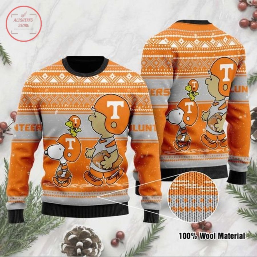 Tennessee Volunteers Christmas For Fans Ugly Christmas Sweater All Over