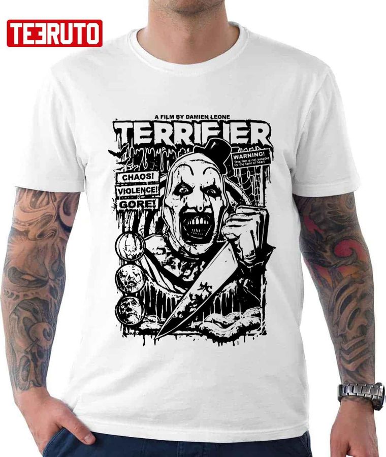 Terrifier Movie Horror Art The Clown Unisex T-Shirt
