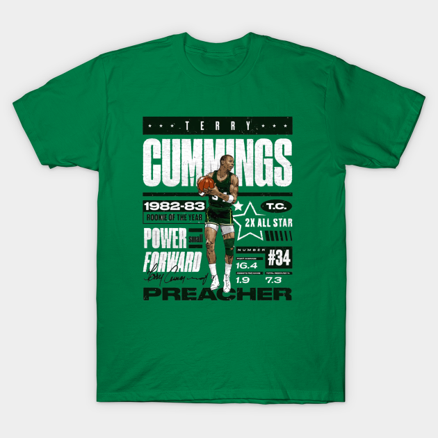 Terry Cummings Stats T-shirt, Hoodie, SweatShirt, Long Sleeve