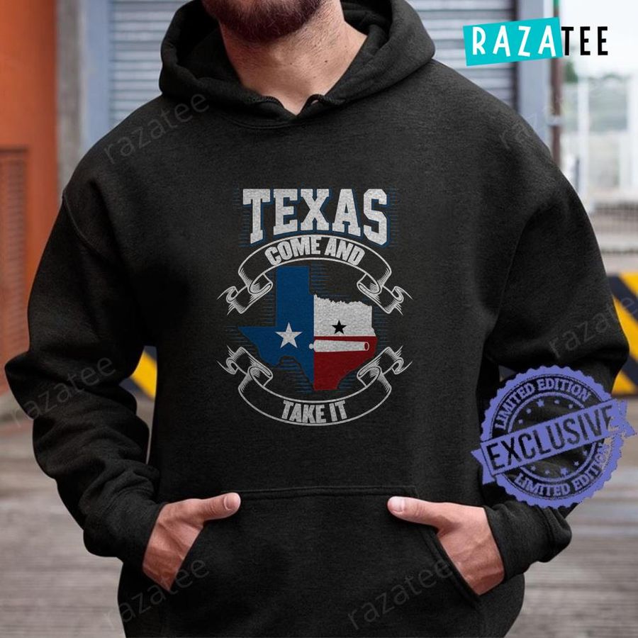 Texas Come and Take It Shirt, Cannon Texas Revolution Gonzales Flag T-Shirt
