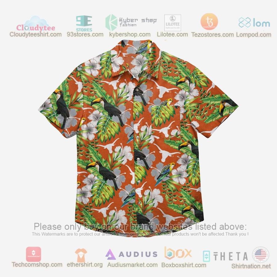 Texas Longhorns Floral Hawaiian Shirt – LIMITED EDITION