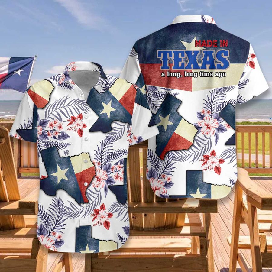 Texas Made In Long Time Hawaiian Shirt Pre11029, Hawaiian shirt, beach shorts, One-Piece Swimsuit, Polo shirt, Personalized shirt, funny shirts