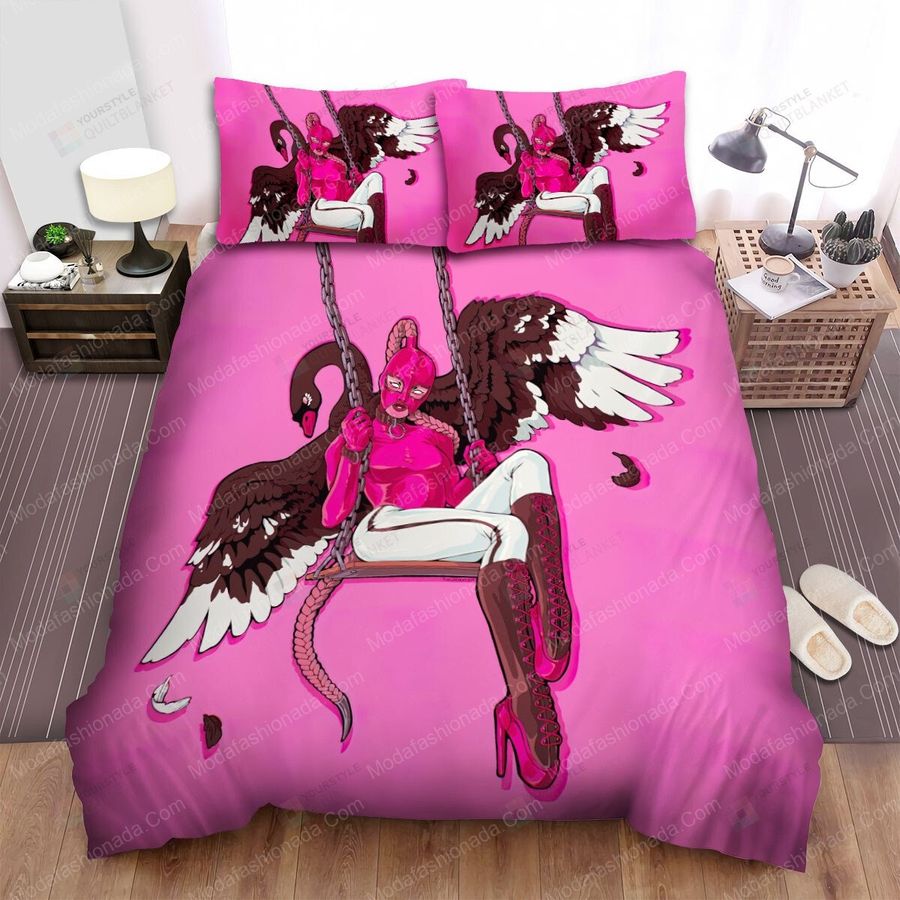 The Black Swan On The Swing Animal 12 Bedding Sets