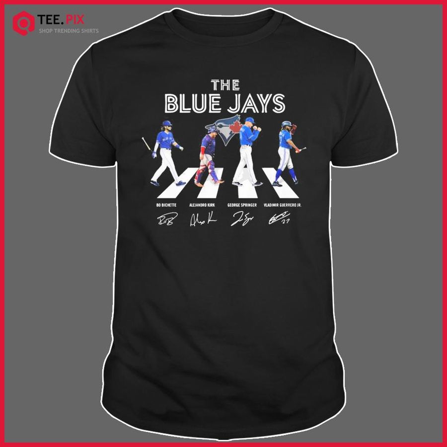 The Blue Jays Baseball Team Abbey Road 2022 Signatures Shirt