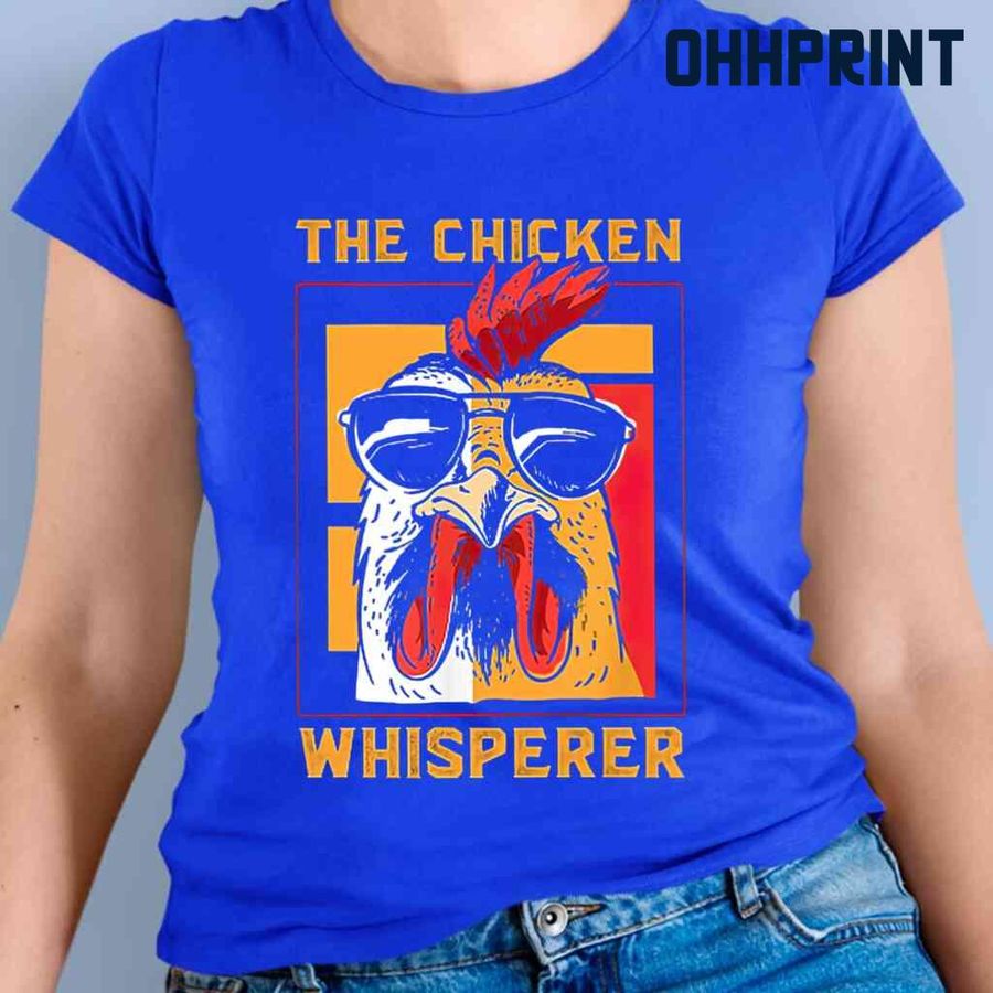The Chicken Whisperer Retro Tshirts Black