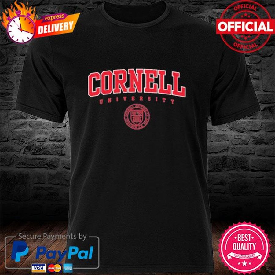 The Cornell Store Hood Arched Cornell Emblem Shirt