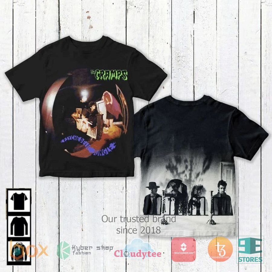 The Cramps Psychedelic Jungle Album 3D Shirt – LIMITED EDITION