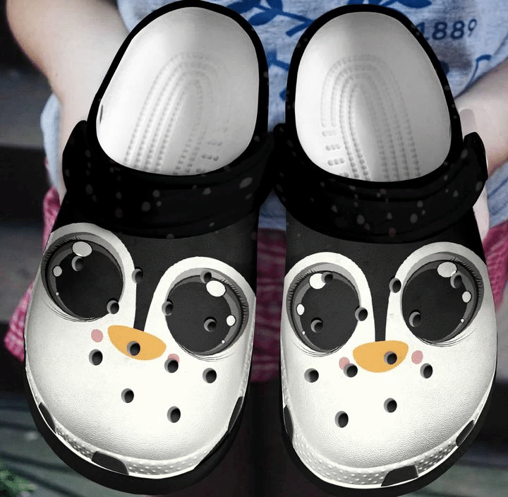 The Cute Penguin Adventure Time Gift For lover Rubber Crocs Crocband Clogs, Comfy Footwear TL97