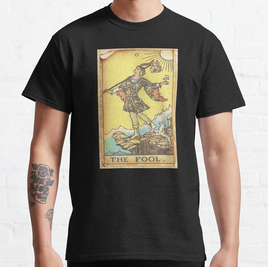 The Fool Vintage Tarot Classic T-Shirt