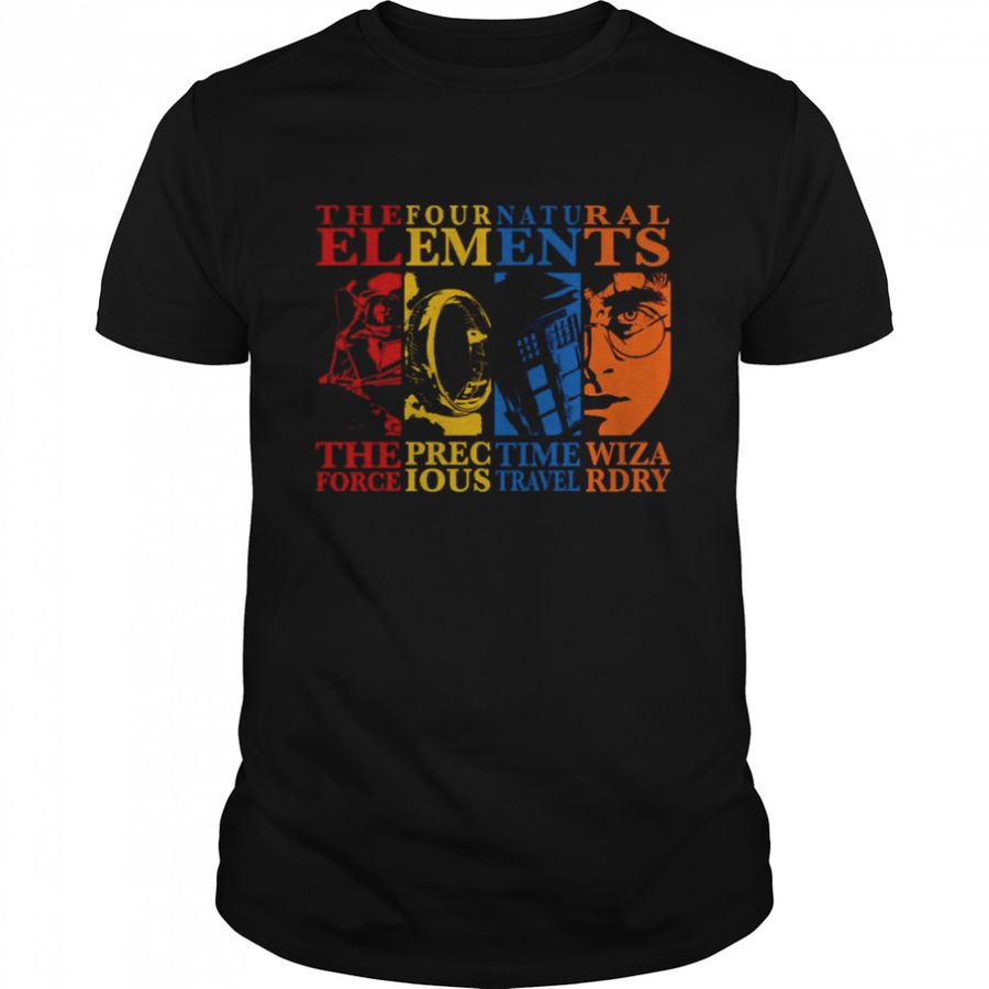 The Four Natural Elements Of Movie Folk Lore Lord Of The Rings shirt