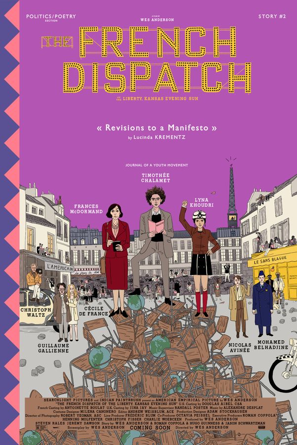 The French Dispatch (2021) Poster, Canvas, Home Decor4