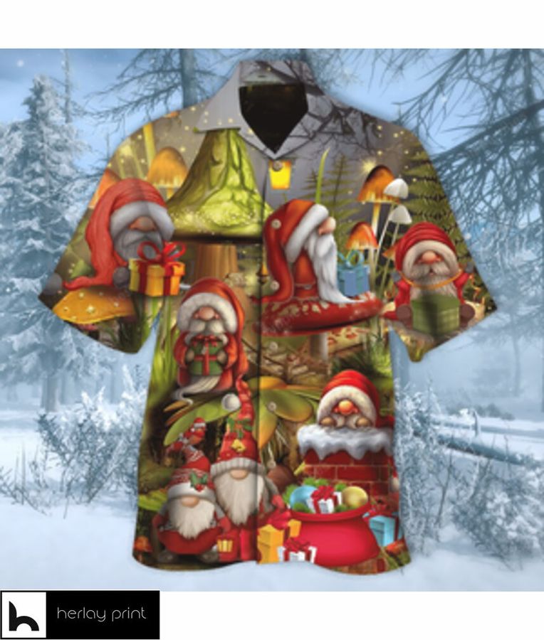 The Gift Of The Gnome Christmas Hawaii Shirt