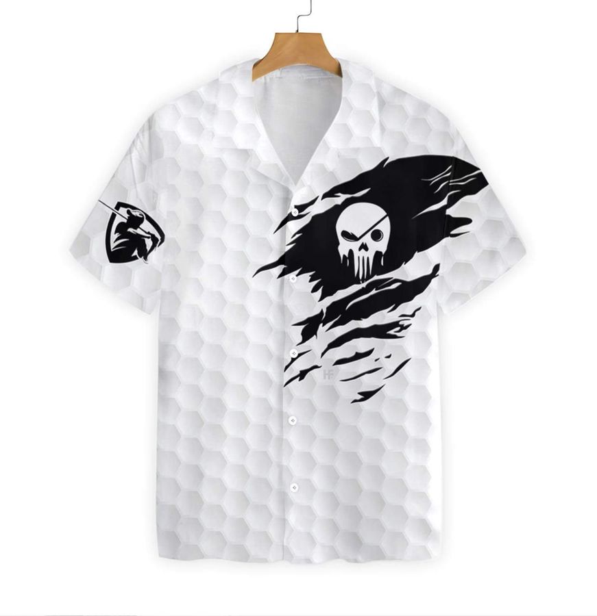 The Golf Skull Hawaiian Shirt