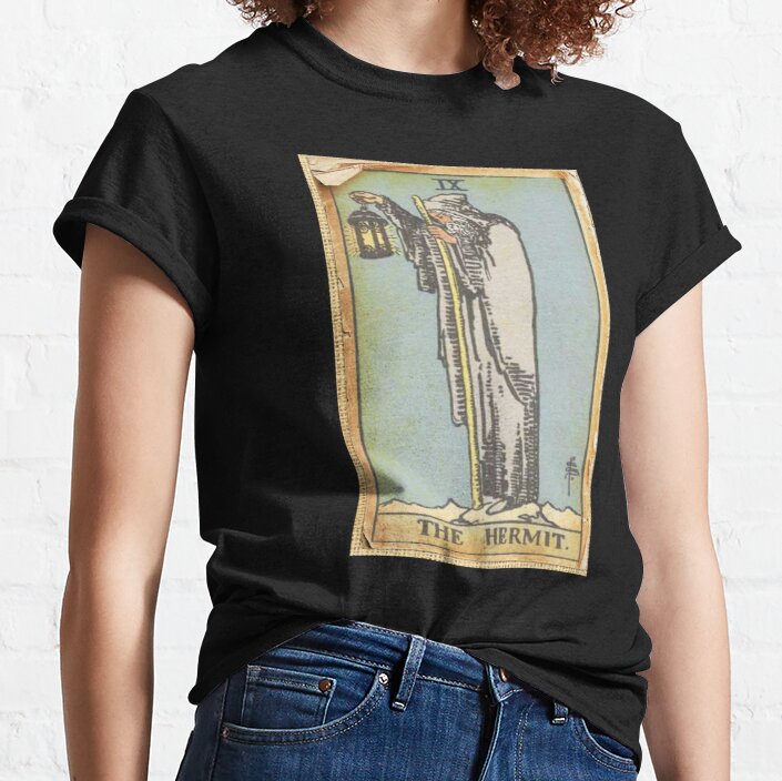 The Hermit Vintage Tarot Classic T-Shirt