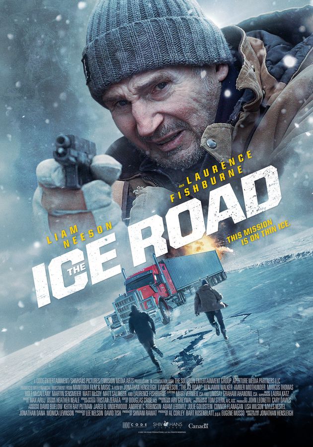 The Ice Road (2021) Poster, Canvas, Home Decor1