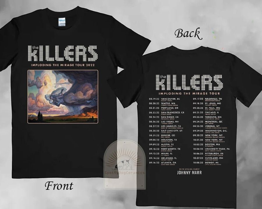 The Imploding The Mirage Tour 2022 The Killers New Art T-Shirt
