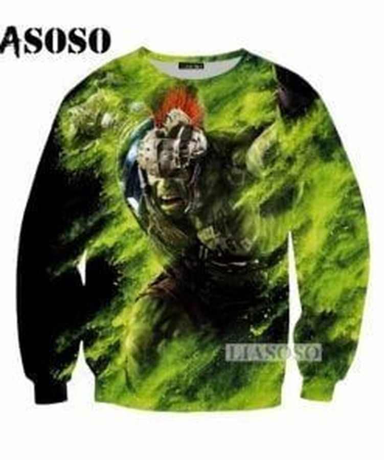 The Incredible Hulk Ugly Christmas Sweater All Over Print Sweatshirt