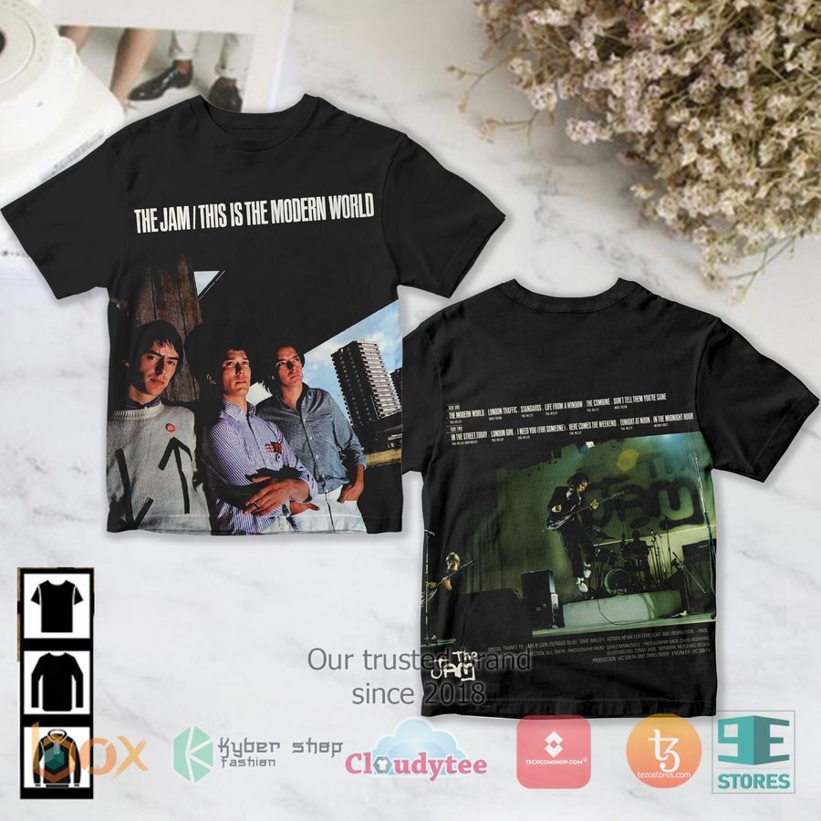The Jam Band This Is The Modern World Album 3D T-Shirt – LIMITED EDITION