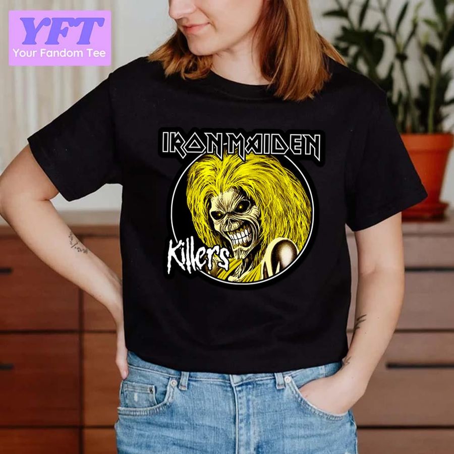 The Killers Iron Maiden Rock Band Retro Unisex T-Shirt