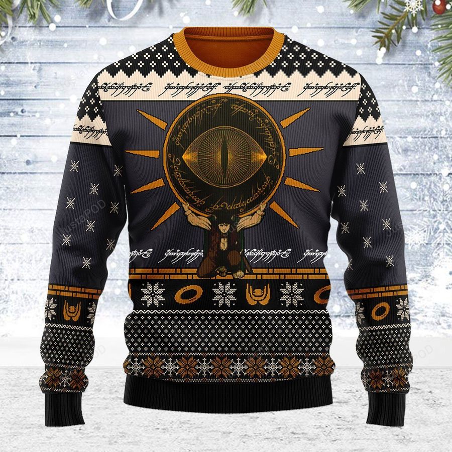The Lord of the Rings Burden Ugly Christmas Sweater All